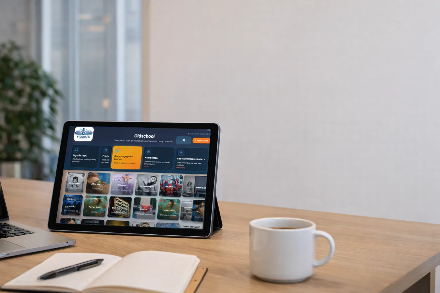 Sfeerbeeld van contact opnemen met Muzino